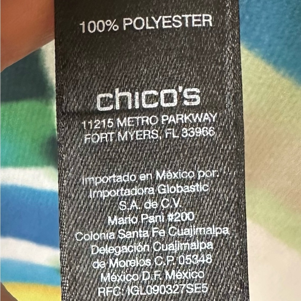 Chico’s travelers collection, top size 1.sizing chart in photos . Multicolored. - Picture 6 of 12